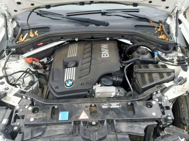 5UXWX5C57BL704447 - 2011 BMW X3 XDRIVE2 WHITE photo 7