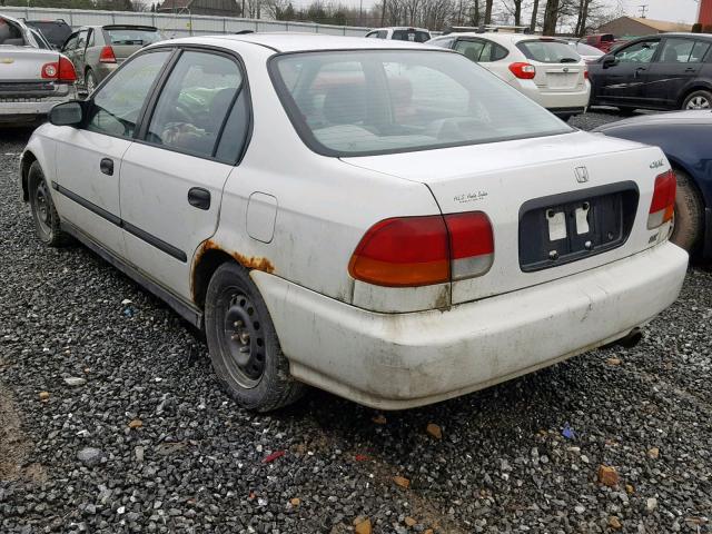 2HGEJ6527VH516005 - 1997 HONDA CIVIC DX WHITE photo 3