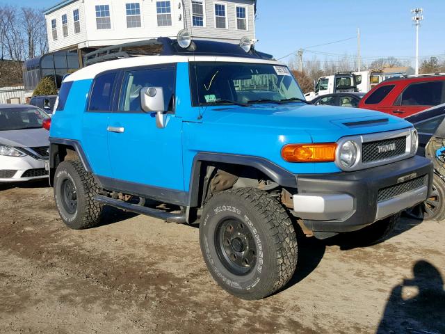 JTEBU11F470023650 - 2007 TOYOTA FJ CRUISER BLUE photo 1