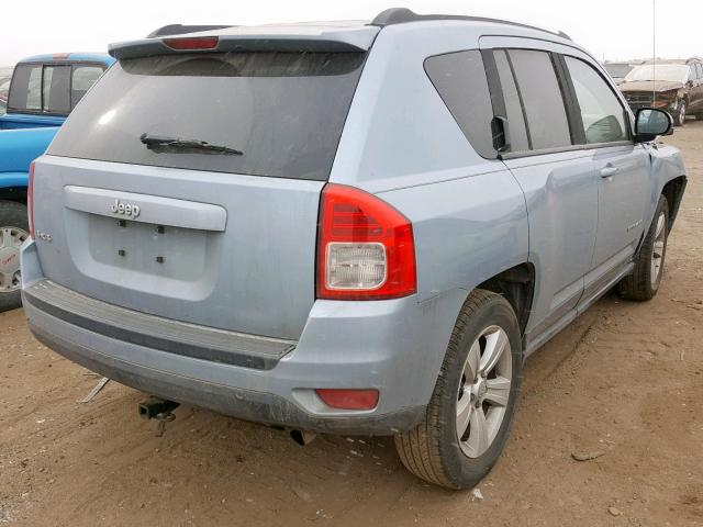 1C4NJDBB3DD253627 - 2013 JEEP COMPASS SP SILVER photo 4