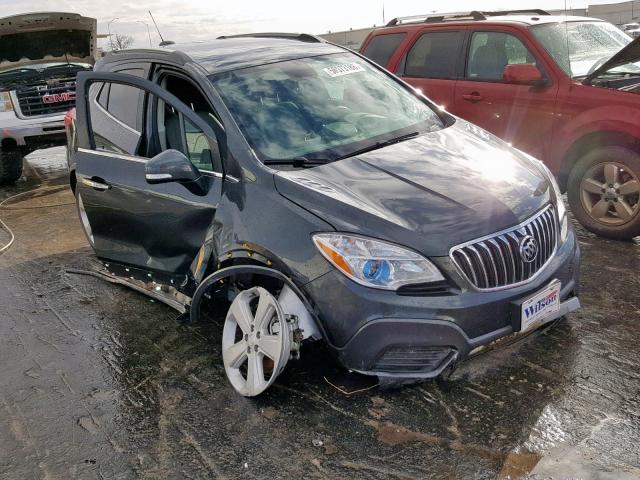 KL4CJASB3GB730654 - 2016 BUICK ENCORE GRAY photo 1