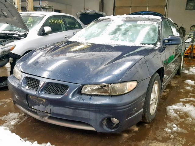 1G2WP52K51F174098 - 2001 PONTIAC GRAND PRIX ლურჯი ფოტო 2