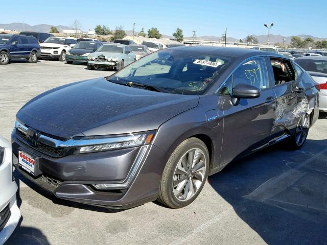 JHMZC5F10JC017827 - 2018 HONDA CLARITY BLACK photo 2