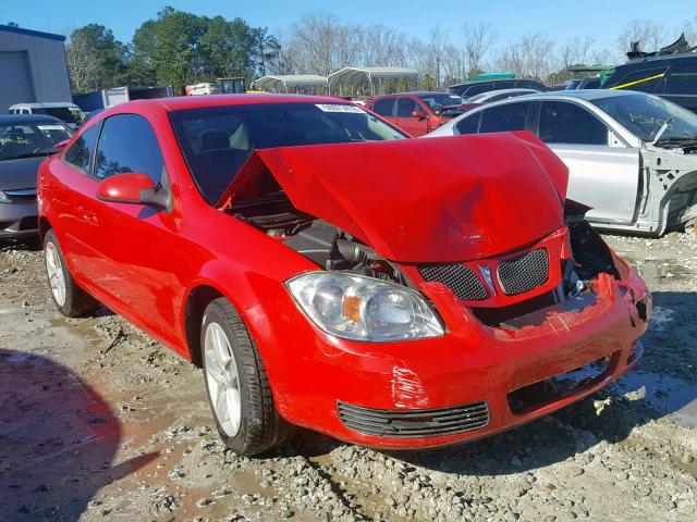 1G2AL15F677282942 - 2007 PONTIAC G5 RED photo 1