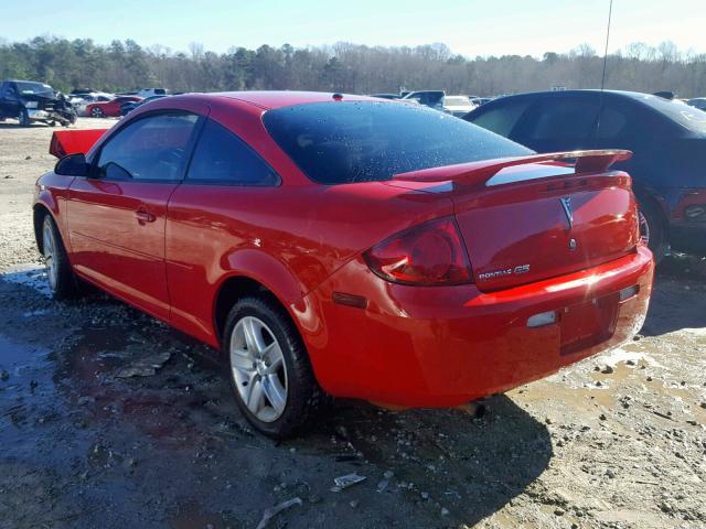 1G2AL15F677282942 - 2007 PONTIAC G5 RED photo 3