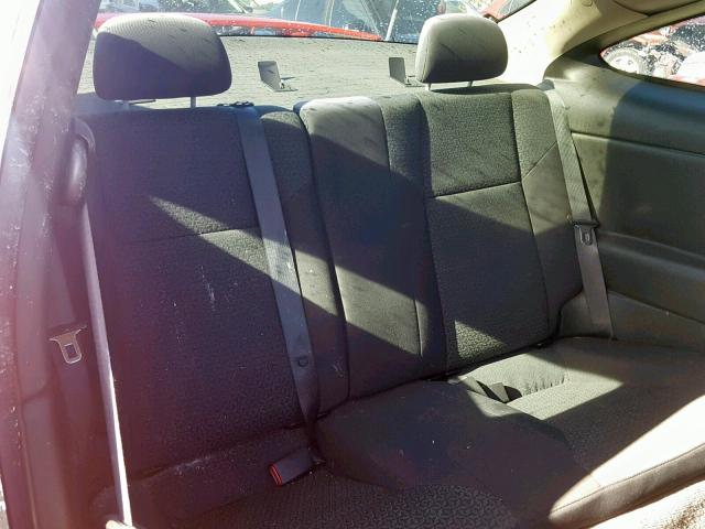 1G2AL15F677282942 - 2007 PONTIAC G5 RED photo 6