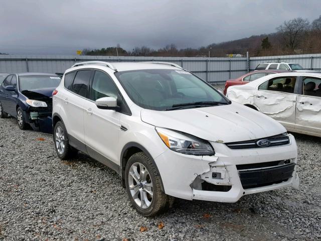 1FMCU9J99EUA93065 - 2014 FORD ESCAPE TIT WHITE photo 1