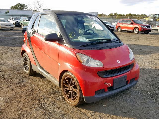 WMEEJ31X59K311958 - 2009 SMART FORTWO PUR RED photo 1