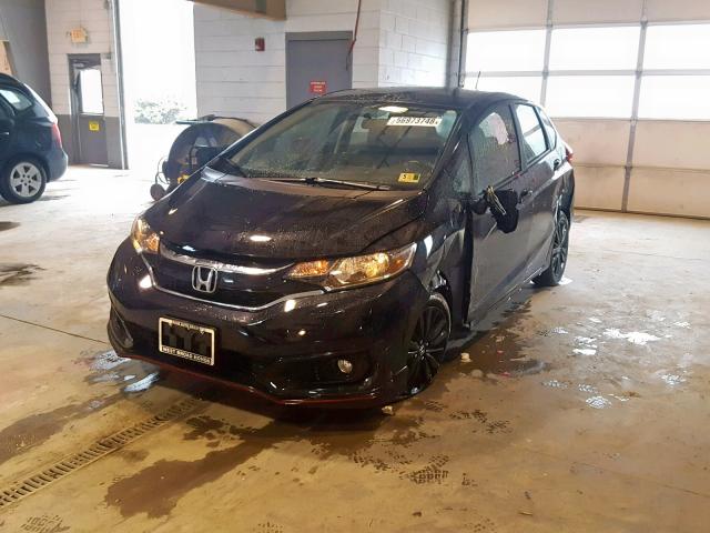 3HGGK5H65JM710705 - 2018 HONDA FIT SPORT BLACK photo 2