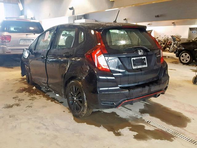 3HGGK5H65JM710705 - 2018 HONDA FIT SPORT BLACK photo 3