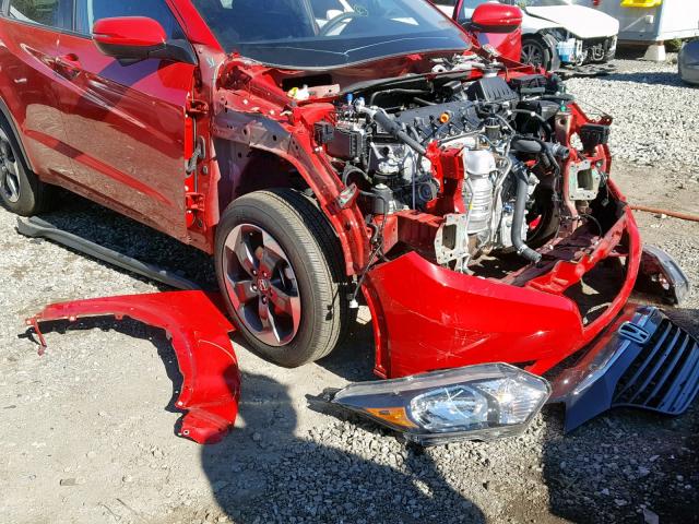 3CZRU5H53JG704841 - 2018 HONDA HR-V EX RED photo 9