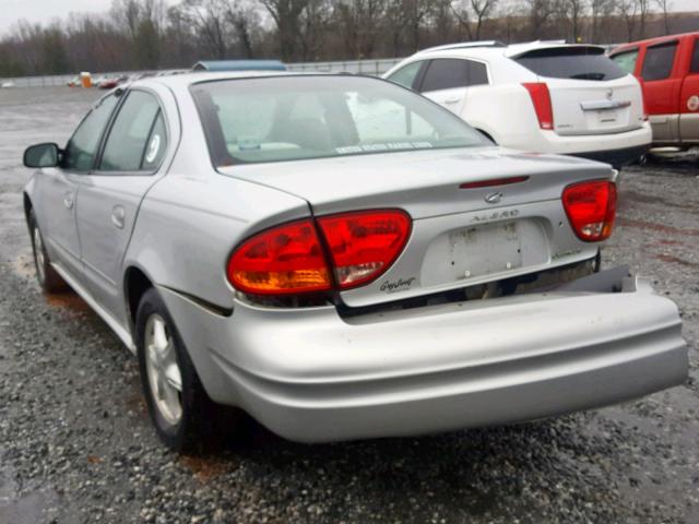 1G3NL52T01C128868 - 2001 OLDSMOBILE ALERO GL SILVER photo 3