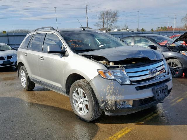 2FMDK48C68BA65359 - 2008 FORD EDGE SEL GRAY photo 1