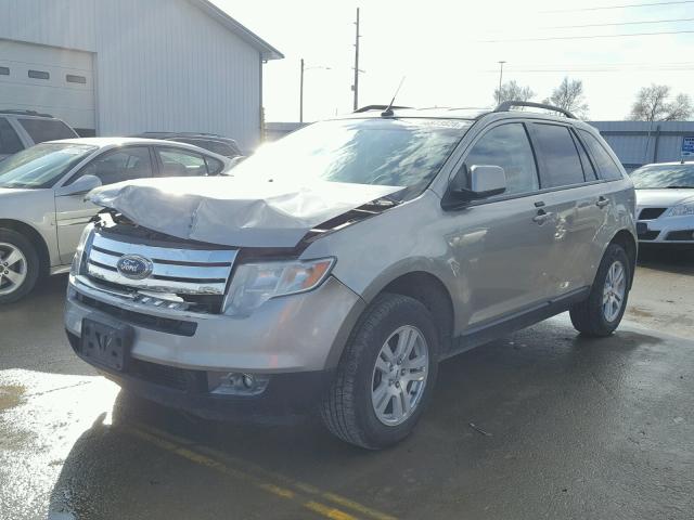 2FMDK48C68BA65359 - 2008 FORD EDGE SEL GRAY photo 2