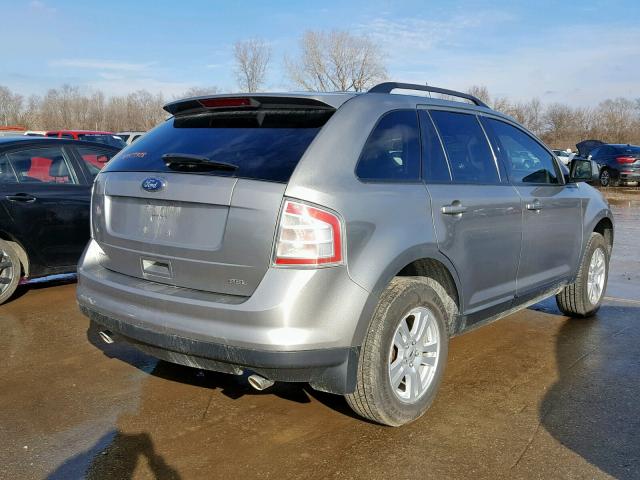 2FMDK48C68BA65359 - 2008 FORD EDGE SEL GRAY photo 4