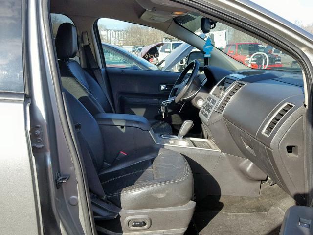 2FMDK48C68BA65359 - 2008 FORD EDGE SEL GRAY photo 5