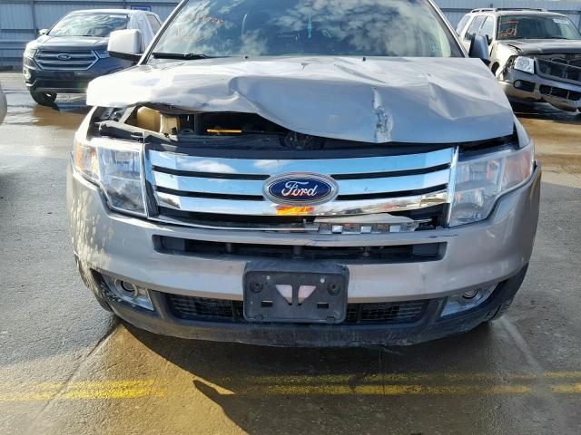 2FMDK48C68BA65359 - 2008 FORD EDGE SEL GRAY photo 9