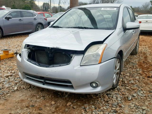 3N1AB6AP7AL643191 - 2010 NISSAN SENTRA 2.0 SILVER photo 2