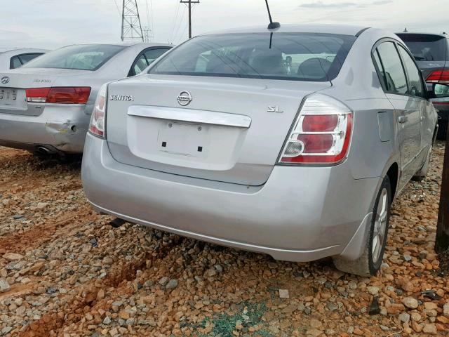 3N1AB6AP7AL643191 - 2010 NISSAN SENTRA 2.0 SILVER photo 4