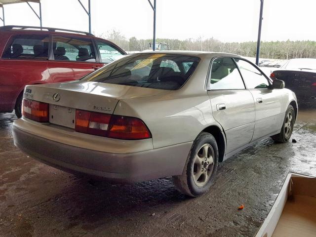 JT8BF28G6X0206890 - 1999 LEXUS ES 300 TAN photo 4