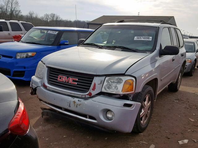 1GKDT13S682237026 - 2008 GMC ENVOY SILVER photo 2