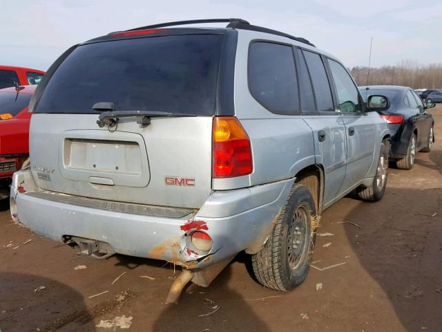 1GKDT13S682237026 - 2008 GMC ENVOY SILVER photo 4