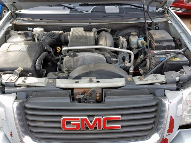 1GKDT13S682237026 - 2008 GMC ENVOY SILVER photo 7