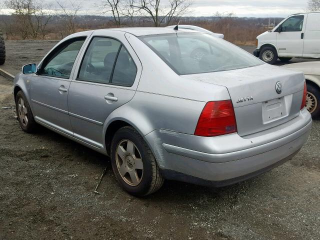 3VWSC29M2YM117585 - 2000 VOLKSWAGEN JETTA GLS SILVER photo 3