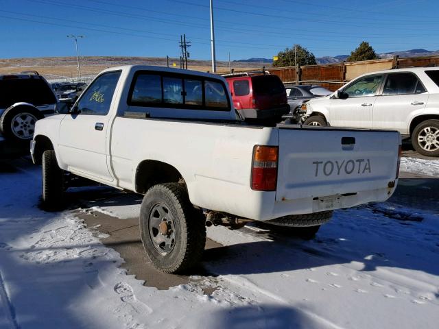 4TARN01P4NZ043422 - 1992 TOYOTA PICKUP 1/2 WHITE photo 3