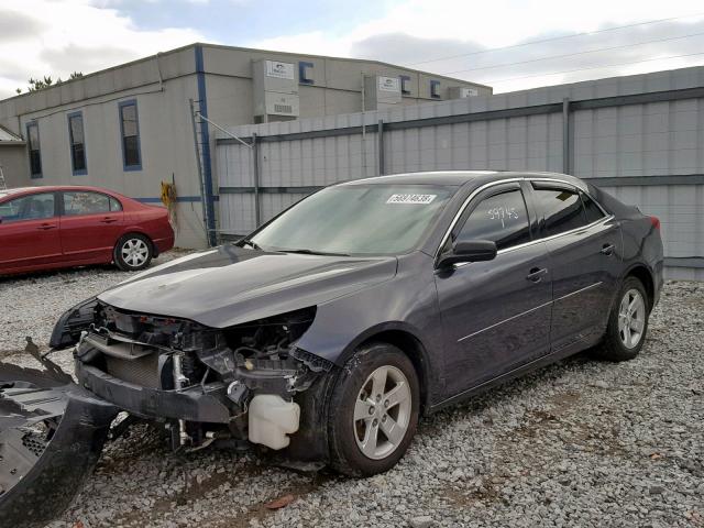 1G11B5SA5DF181139 - 2013 CHEVROLET MALIBU LS GRAY photo 2
