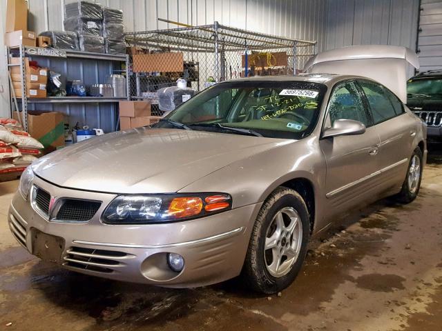 1G2HX54K6Y4286176 - 2000 PONTIAC BONNEVILLE BEIGE photo 2