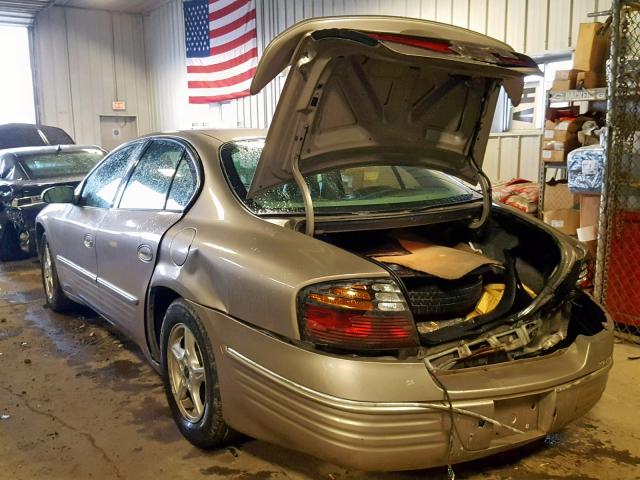 1G2HX54K6Y4286176 - 2000 PONTIAC BONNEVILLE BEIGE photo 3