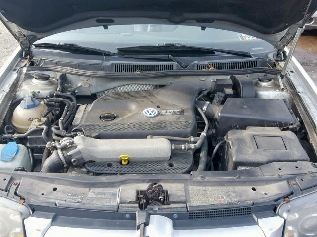 WVWSE61J14W000953 - 2004 VOLKSWAGEN JETTA GLS SILVER photo 7