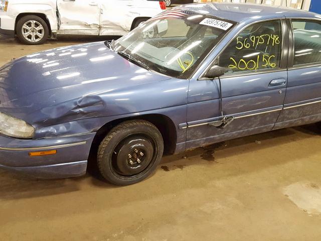 2G1WL52M6W1114654 - 1998 CHEVROLET LUMINA BAS Mavi foto 9