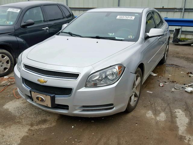 1G1ZC5E08CF112768 - 2012 CHEVROLET MALIBU 1LT SILVER photo 2