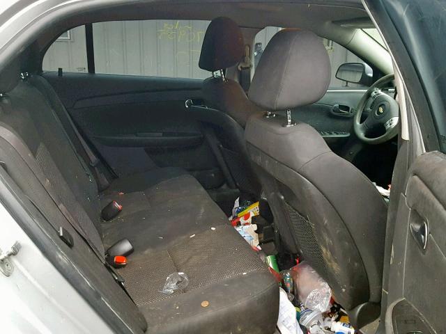 1G1ZC5E08CF112768 - 2012 CHEVROLET MALIBU 1LT SILVER photo 6