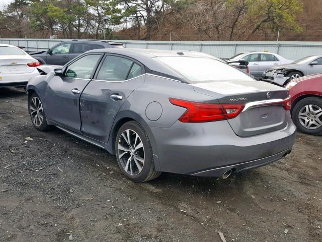 1N4AA6AP6JC363523 - 2018 NISSAN MAXIMA 3.5 GRAY photo 3