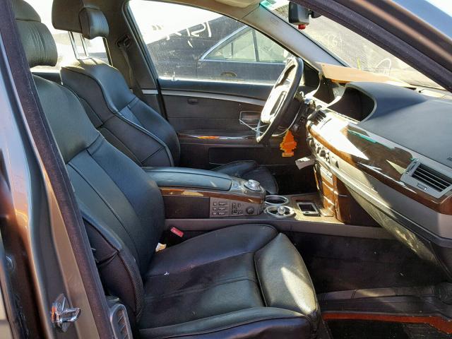 WBAGN63433DR12925 - 2003 BMW 745 LI GRAY photo 5