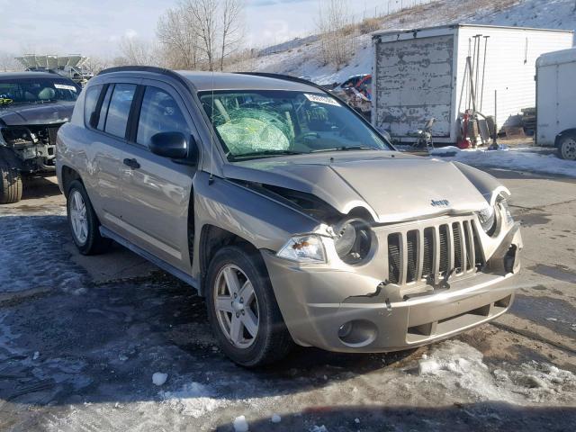1J4FT47B59D134051 - 2009 JEEP COMPASS SP ოქროსფერი ფოტო 1