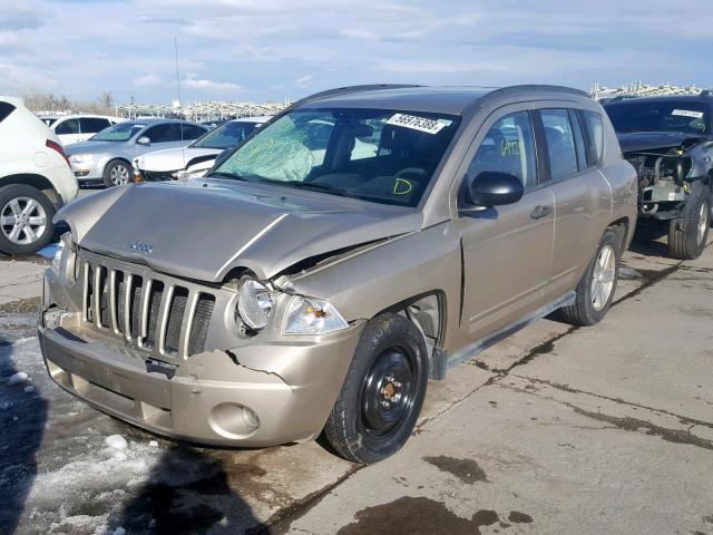 1J4FT47B59D134051 - 2009 JEEP COMPASS SP ოქროსფერი ფოტო 2
