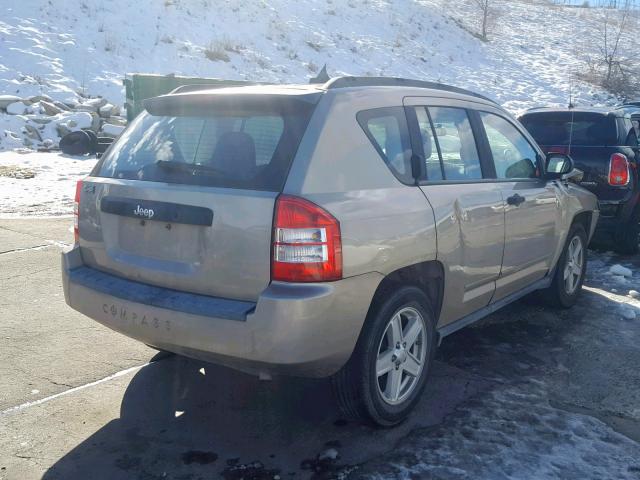 1J4FT47B59D134051 - 2009 JEEP COMPASS SP ოქროსფერი ფოტო 4