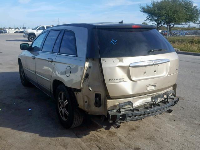 2A8GM68X97R250093 - 2007 CHRYSLER PACIFICA T GOLD photo 3