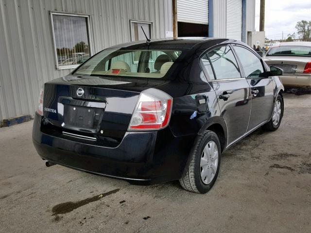 3N1AB61E28L689424 - 2008 NISSAN SENTRA 2.0 BLACK photo 4