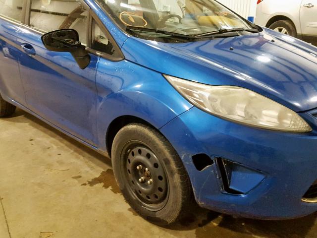 3FADP4AJ8BM176344 - 2011 FORD FIESTA S BLUE photo 9