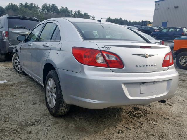 1C3LC46J08N142217 - 2008 CHRYSLER SEBRING LX GRAY photo 3