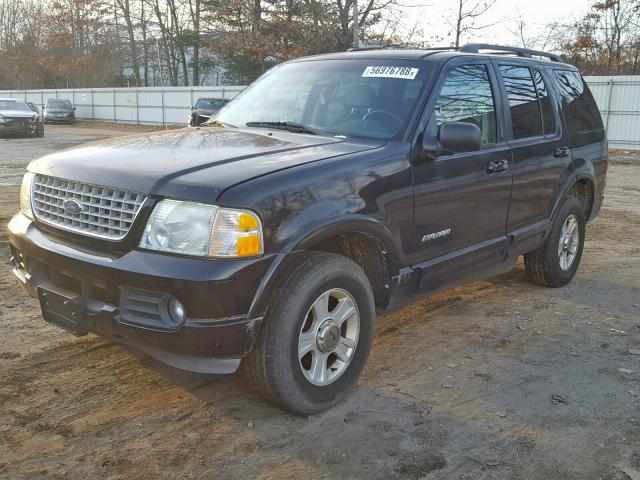 1FMZU75E82UA85251 - 2002 FORD EXPLORER L BLACK photo 2