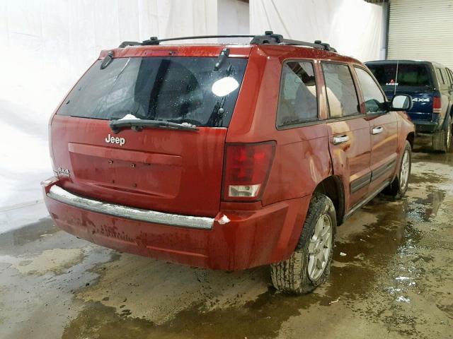 1J4GR48KX6C242605 - 2006 JEEP GRAND CHER RED photo 4