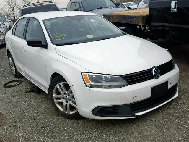 3VW2K7AJXCM388002 - 2012 VOLKSWAGEN JETTA BASE Սպիտակ լուսանկար 1