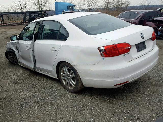 3VW2K7AJXCM388002 - 2012 VOLKSWAGEN JETTA BASE Սպիտակ լուսանկար 3