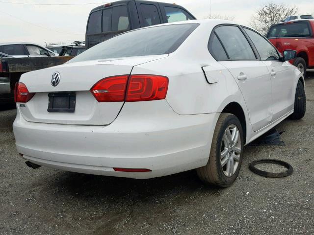 3VW2K7AJXCM388002 - 2012 VOLKSWAGEN JETTA BASE Սպիտակ լուսանկար 4